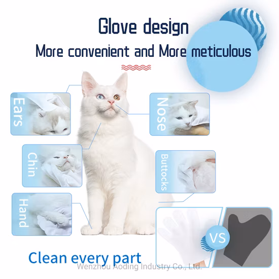 일일 청소용 건식 및 습식 물티슈